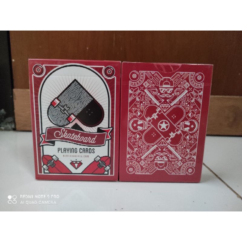 Kartu remi Import Skateboard Playing Cards