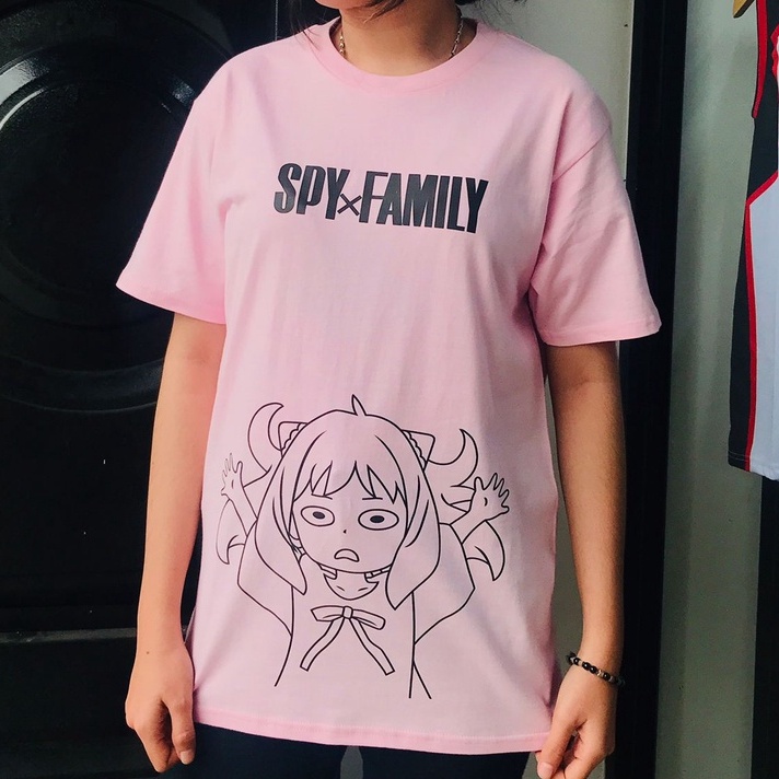 Tshirt Anya Forger Spy x Family Pink Anime Manga Unisex