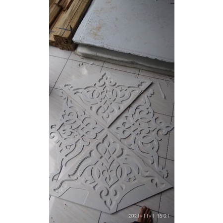 sudut ruangan cetakan panel dinding 3D gipsum dan GRC beton