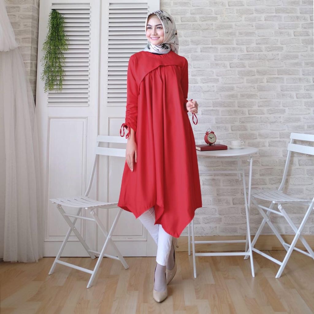[ELISYA NI] Maxi Wanita Balotelly Varian Warna
