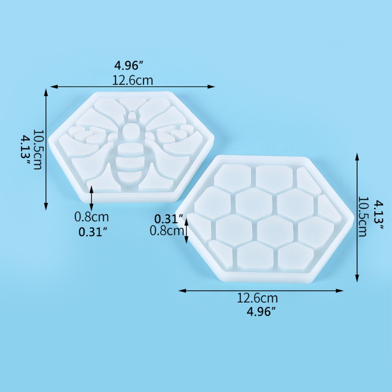Siy Cetakan Silikon Bentuk Sarang Lebah Aksen Hollow Untuk Perlengkapan Dapur
