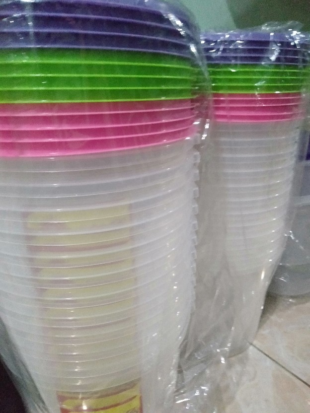 6 Pcs Toples Kerupuk Uk 5 Liter (tempat Kerupuk) Merek Sunraise