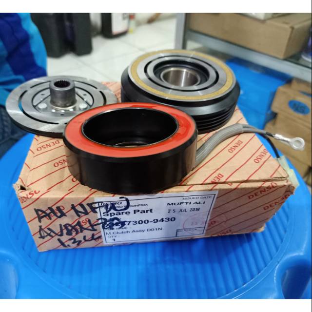 Magnet clutch kompresor All New Avanza Xenia Denso Ori - magnitclutch pulley poli poly compressor ac