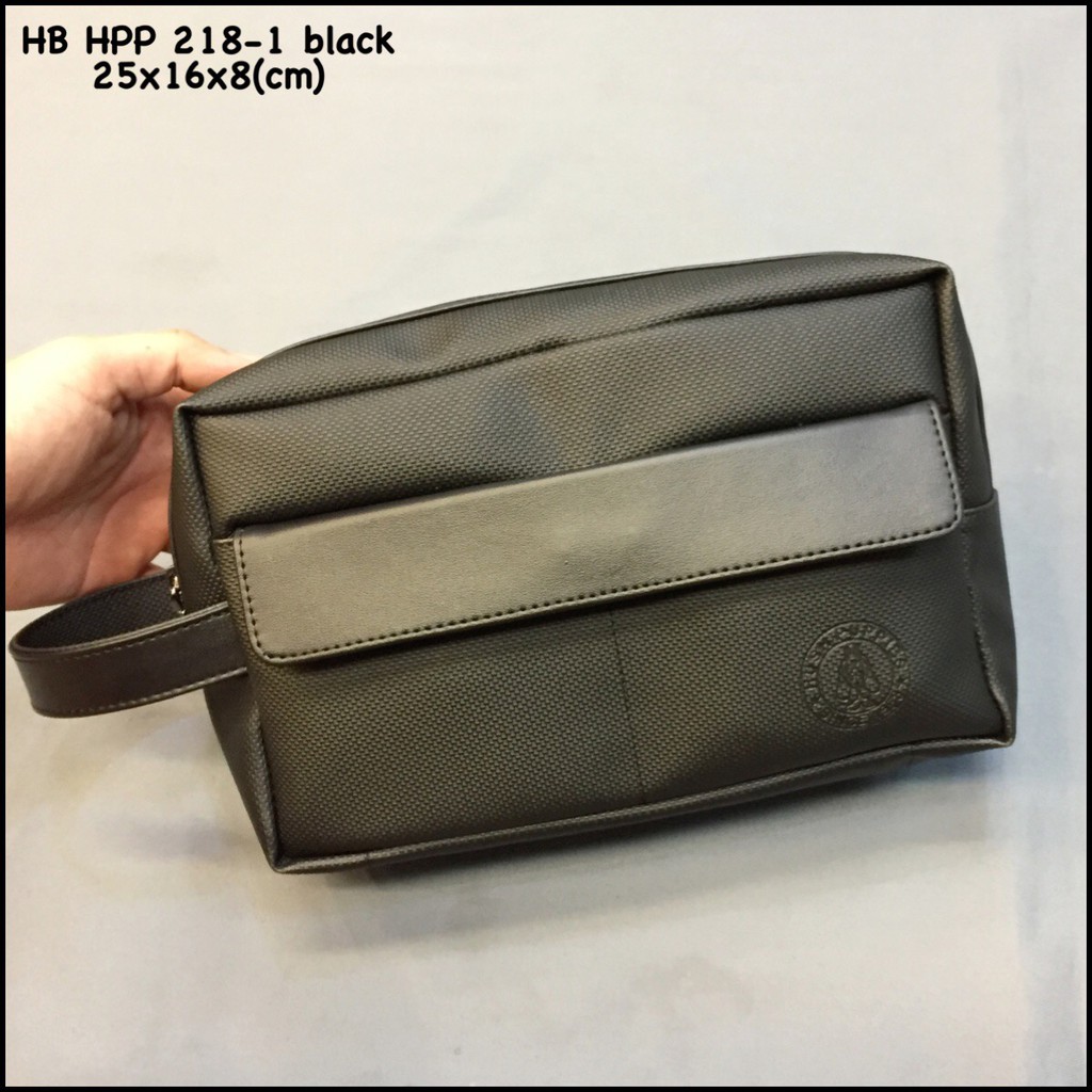  Dompet  Hush Puppies 218 1 black premium dompet  cowok  