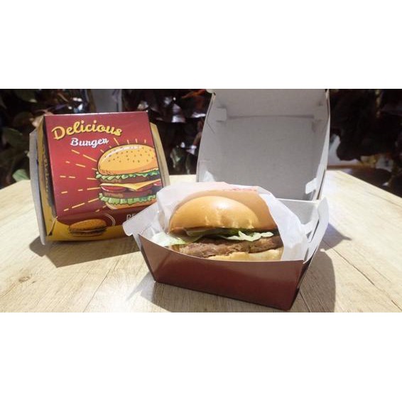 Paling Laku Box Burger 9 5x9 5x8 F0 Shopee Indonesia