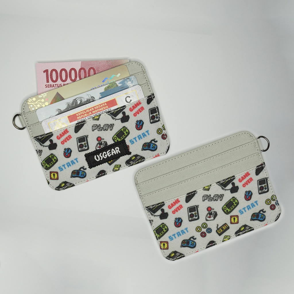 Dompet Kartu Tipis Card Wallet Simple Wallet Pria Wanita Motif Game - UGSD0003