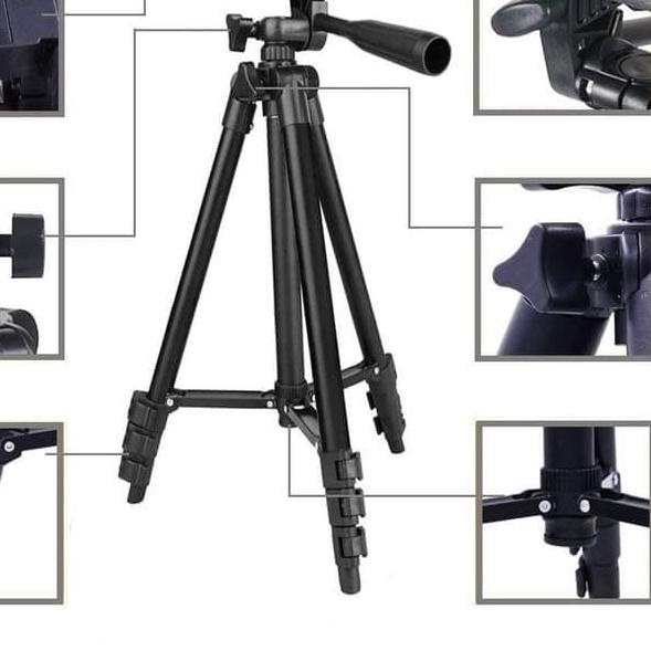 ✵ Tripod 3120 / 3210 FULL BLACK 1Meter tripot ♪