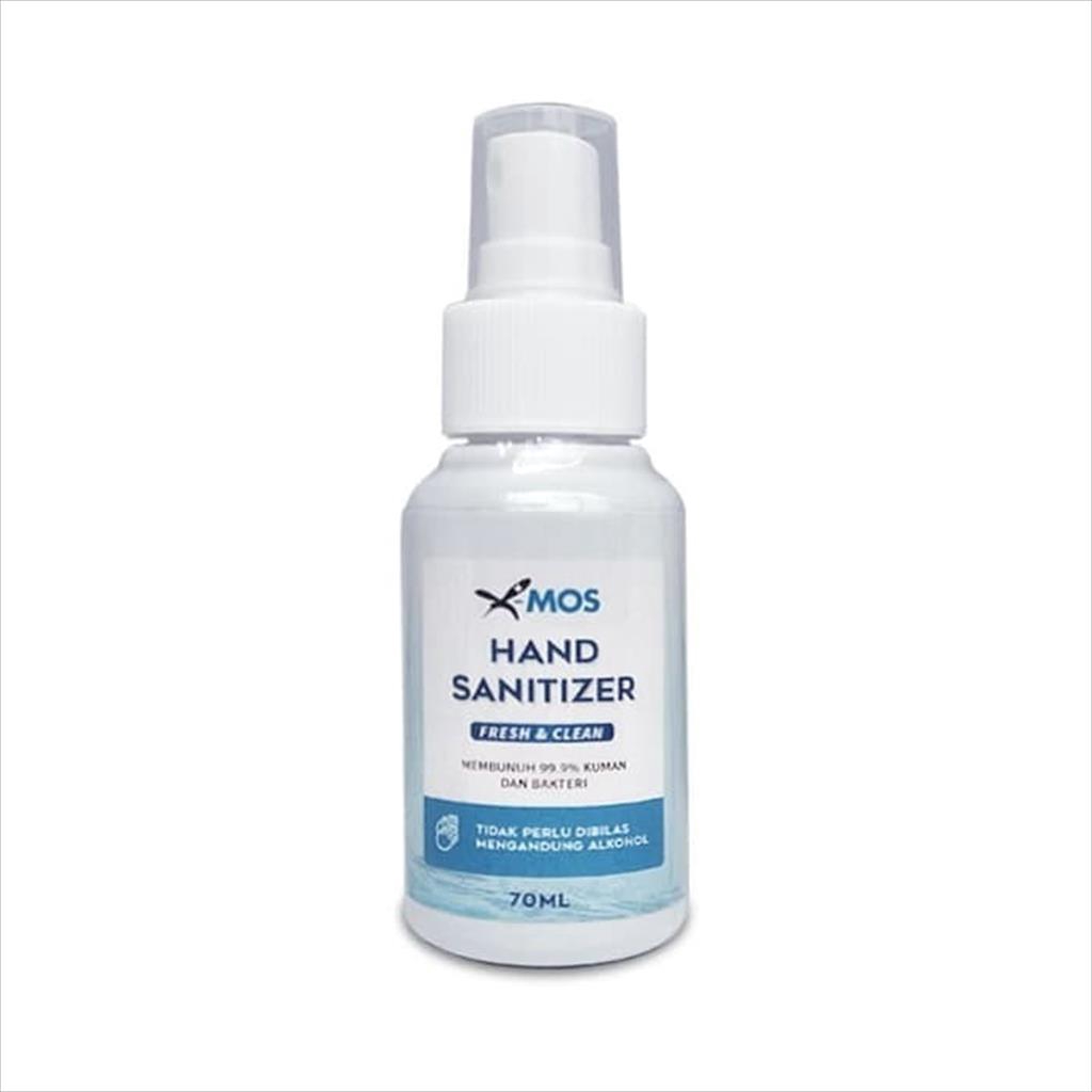 Xmos Hand Sanitizer 70ml  pembunuh Bakteri dan kuman ber alkohol