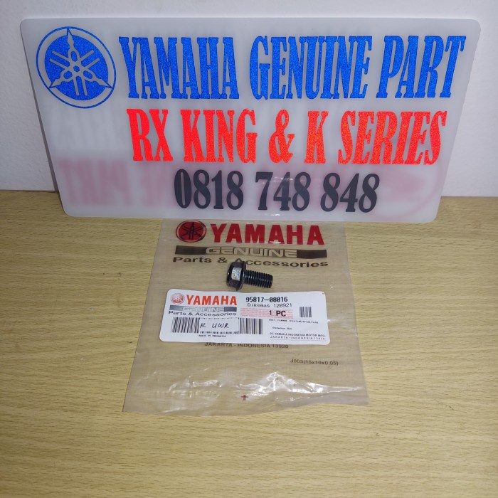 BAUT PEMBUANGAN OLI GARDAN MATIC YAMAHA MIO ORIGINAL 95817-08016