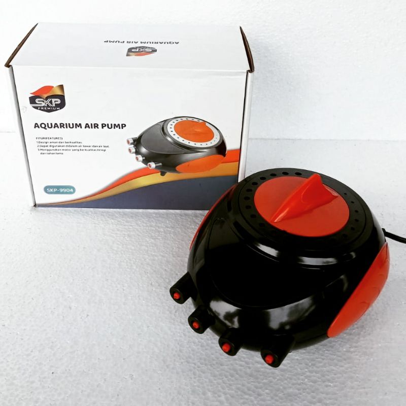 airpump SKP 9904 aerator 4 lubang mesin pompa gelembung udara aquarium dan kolam