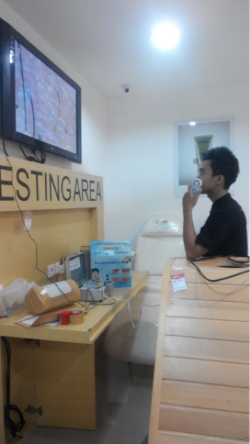 Skin analyzer face boxy and hair analizer alat deteksi analisa kulit wajah colok TV with box