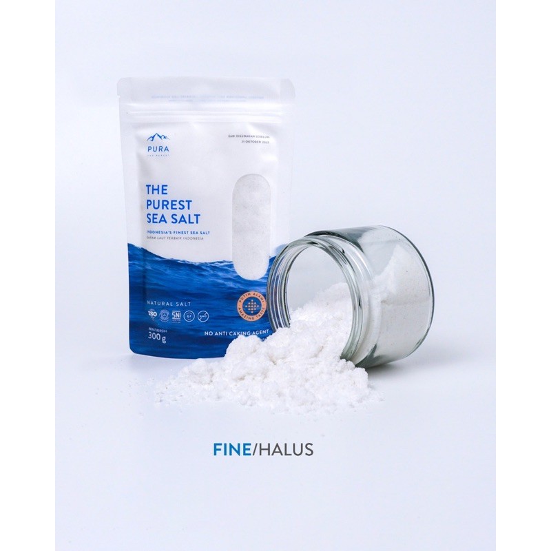 PURA PUREST SEA SALT (Garam Halus/Kasar/Garlic/BlackPepper)