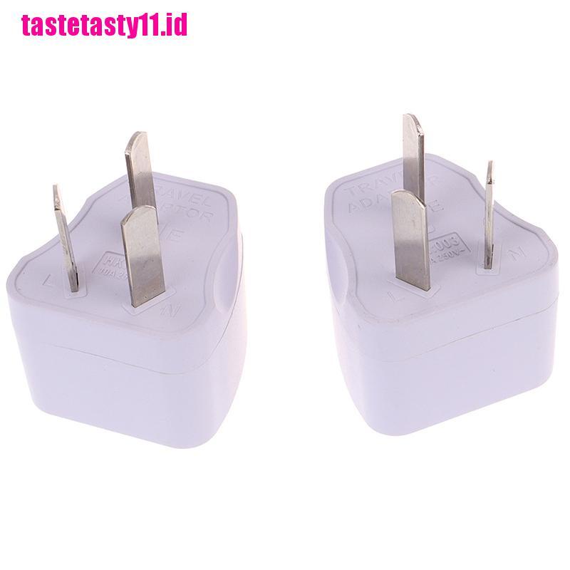 Adapter Power Plug USA EURO Asia Ke AU Australia 3 Universal Untuk Travel