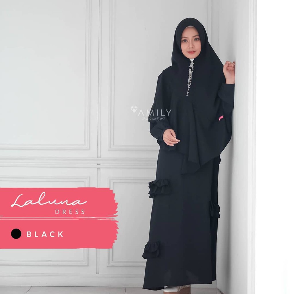 LALUNA DRESS | AMILY | GAMIS SYARI