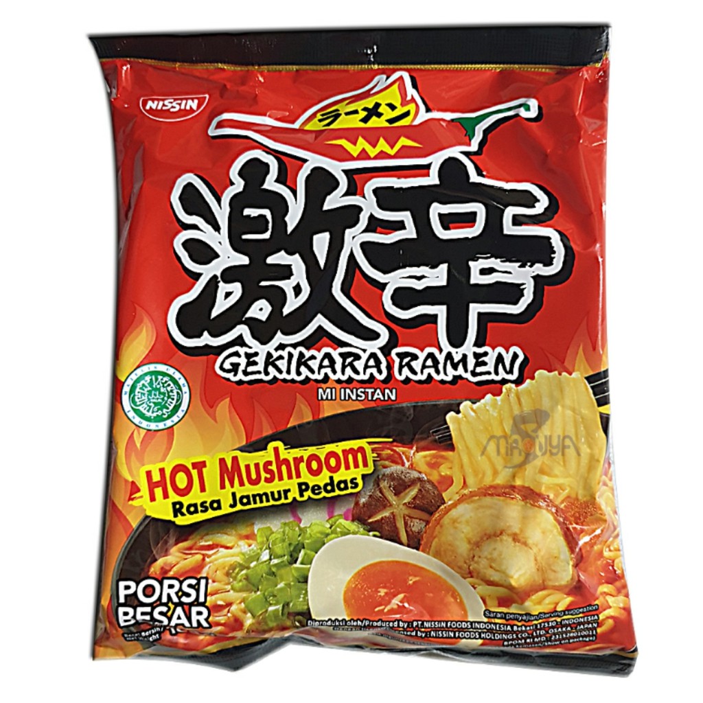 

NISSIN GEKIKARA JAMUR PEDAS 109GR NYG040