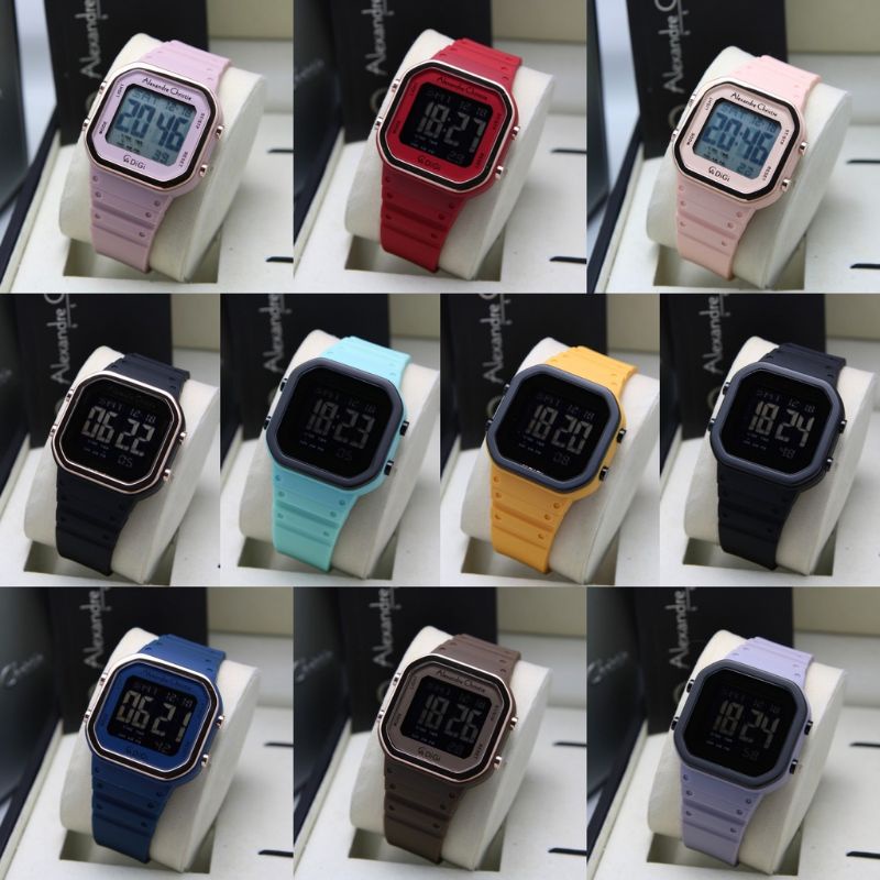 JAM TANGAN WANITA UNISEX ALEXANDRE CHRISTIE ORIGINAL AC 9347LH