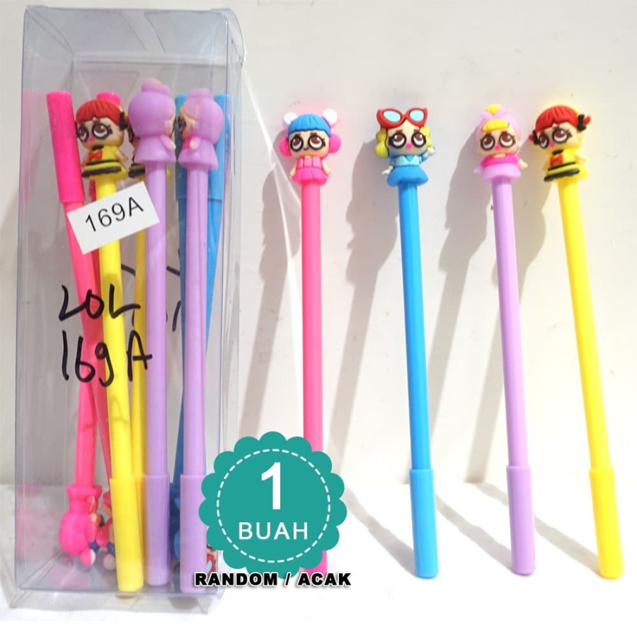 

Pulpen fancy gel LOL 169 A - harga satuan