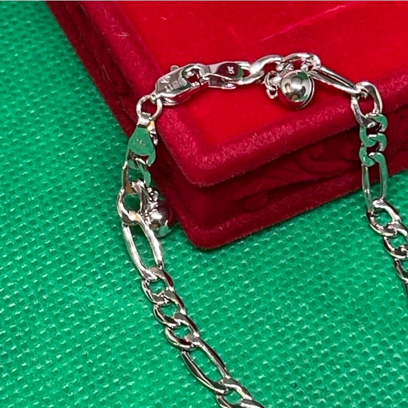 Gelang emas putih kadar 750/17k dewasa