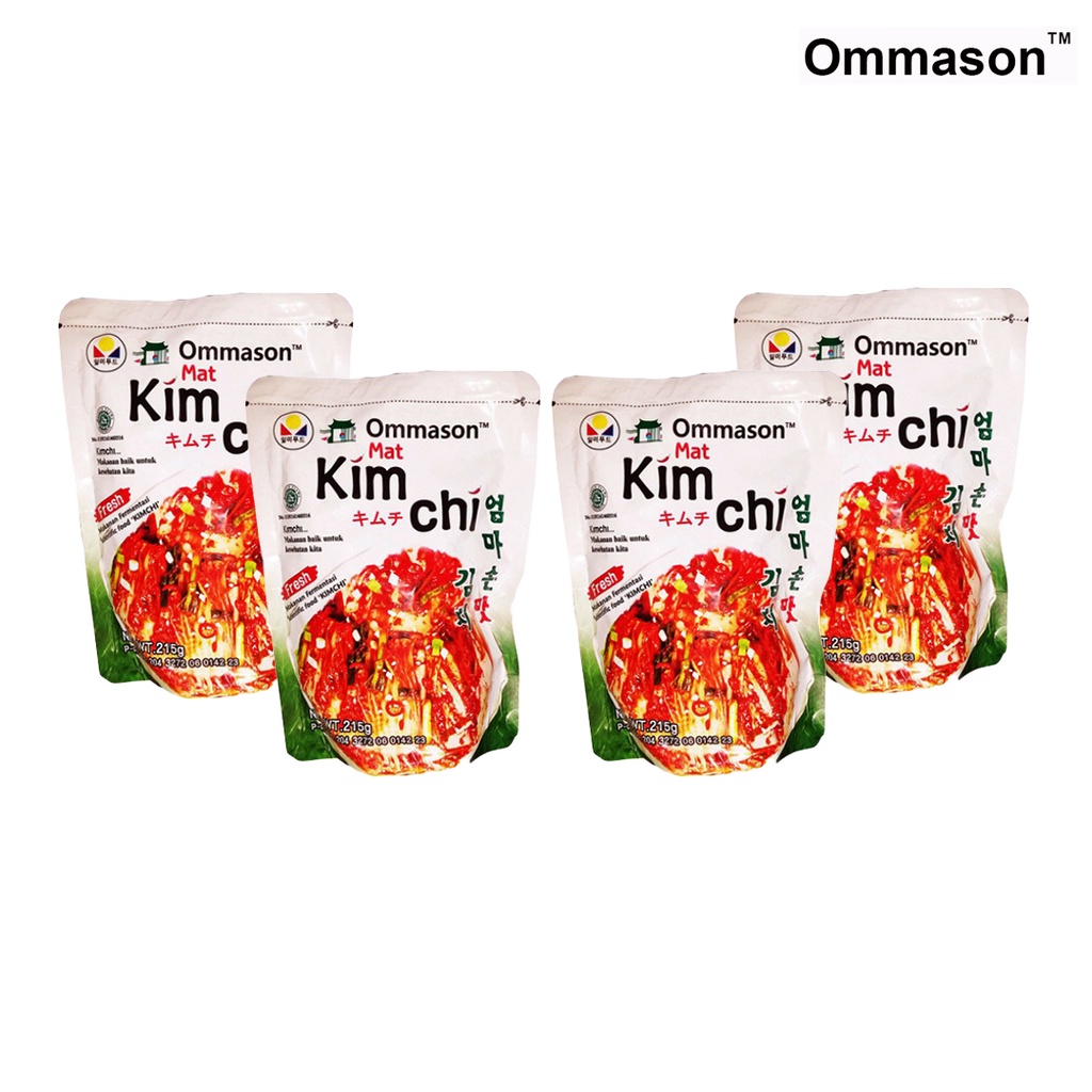 Ommason Kimchi  215gr (4pcs) Makanan Korea