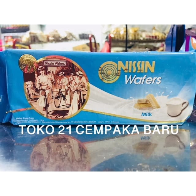 

Nissin Wafers MILK 110 gram | Nissin Nisin Wafer Rasa Susu Promo 110g