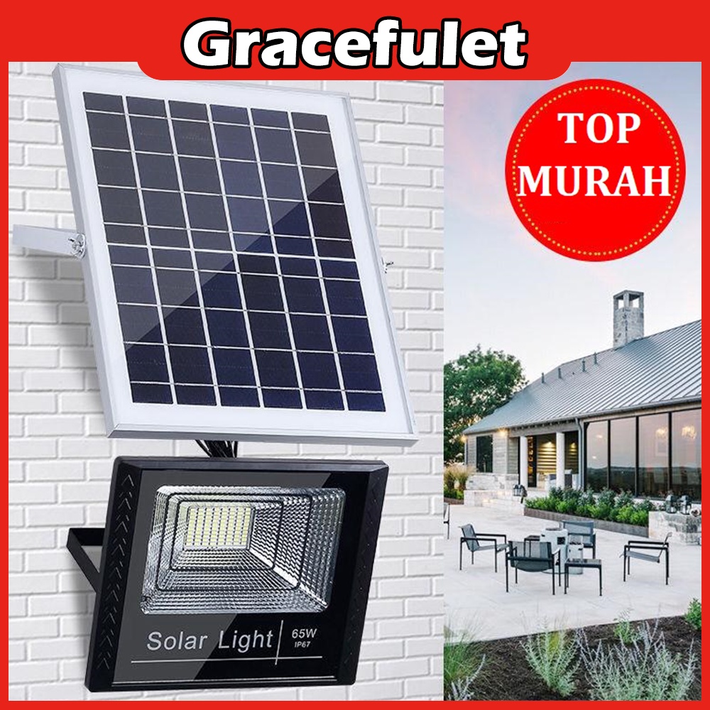 Hot sale* LAMPU SOROT SOLAR CELL LED TENAGA SURYA LAMPU TENAGA MATAHARI LAMPU SOROT 85W Outdoor