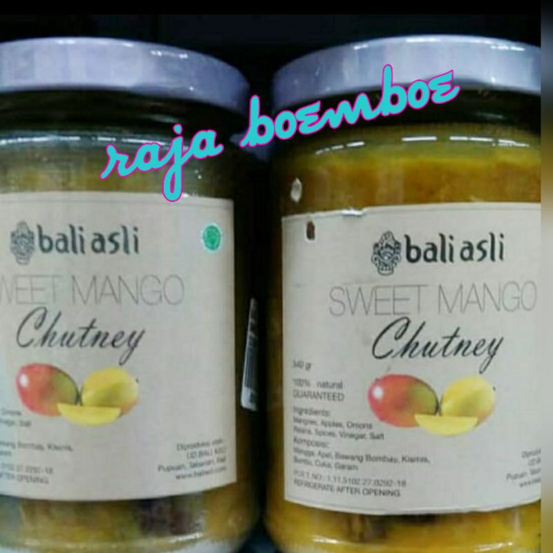 

Bali Asli Sweet Mango Chutney Saus Buah Mangga dan Rempah