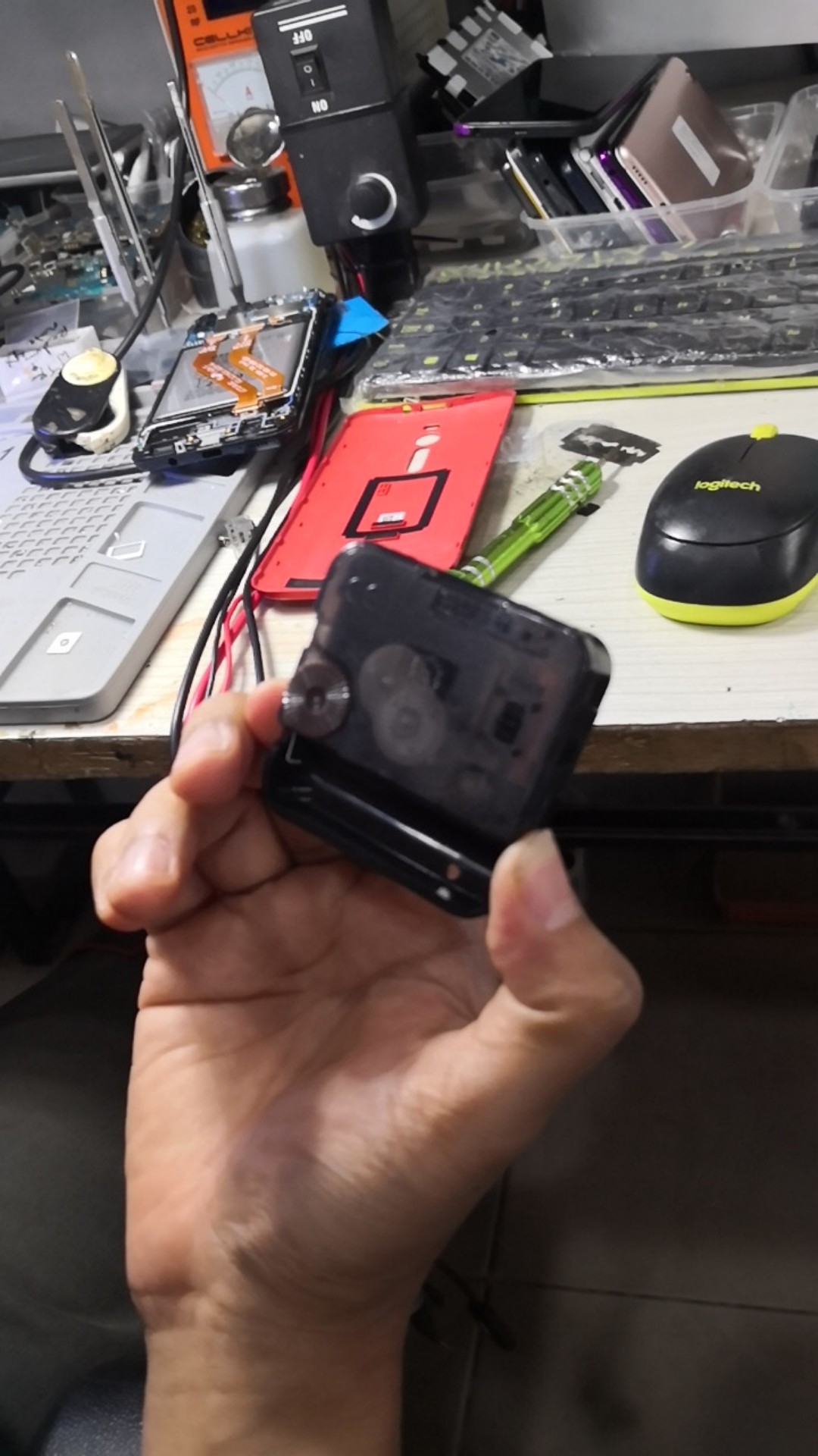 Mesin Jam Dinding 12888 14.6mm Original Taiwan