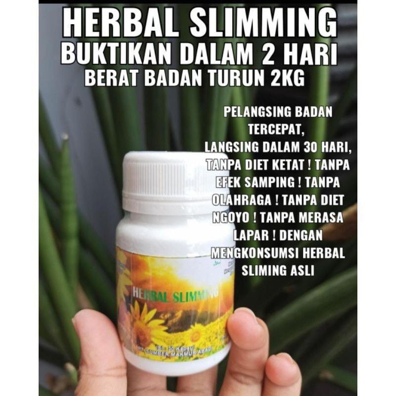 Herbal Slimming Kemasan Lama Isi 30 Kapsul