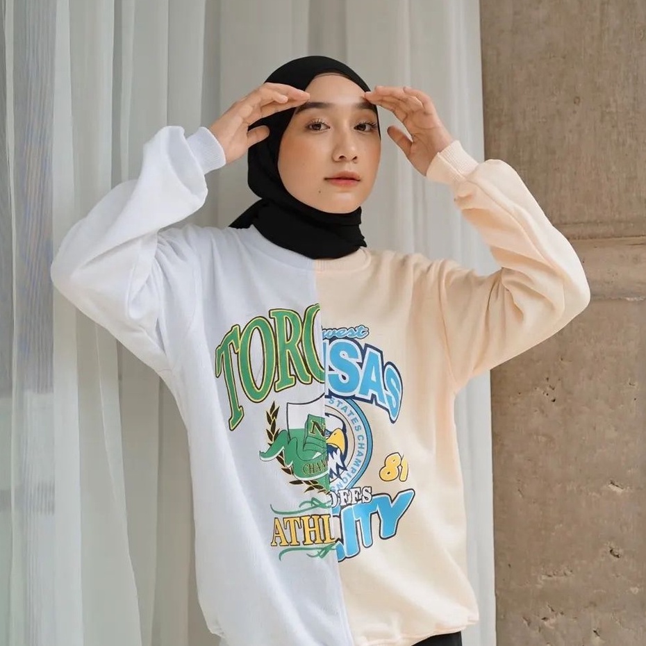 Public - Athletic City Basic Sweater - Sweater Wanita Terbaru