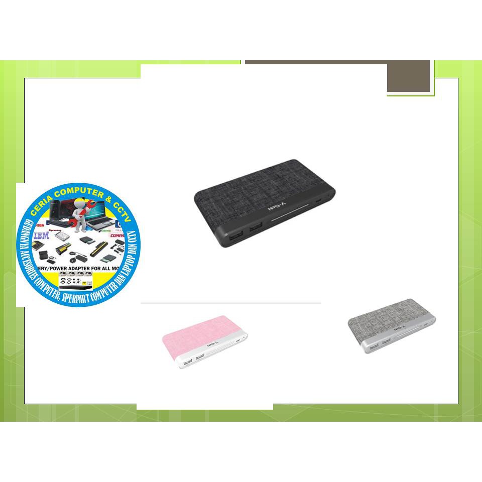 POWERBANK POWER BANK POWERBANK POWER BENG POWERBENG MURAH MINI V-GEN V10K6 - 10000 MAH BAHAN KAIN