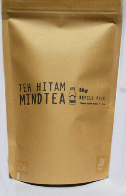 

TEH HITAM MINDTEA REFILL PACK 80 Gr