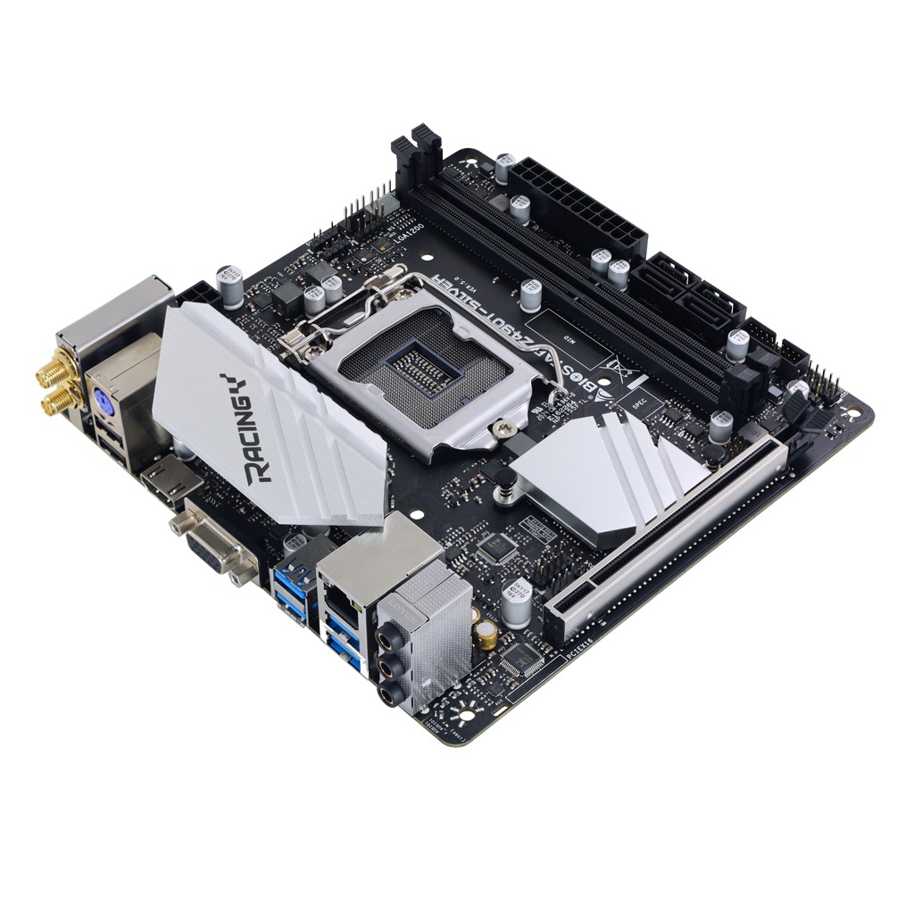 BIOSTAR Motherboard RACING Z490T-SILVER Intel Z490 LGA1200 DDR4 ATX