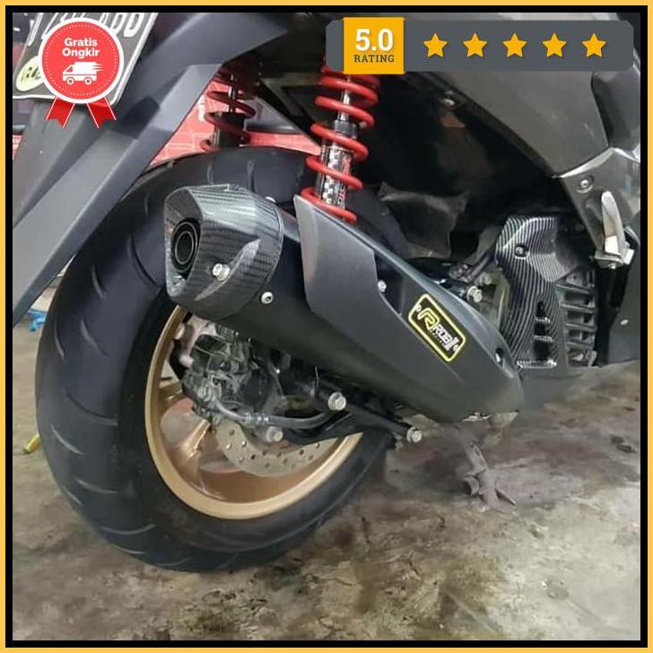 Knalpot Rob1 Nmax Std Cap V - Silencer Black Jneny789