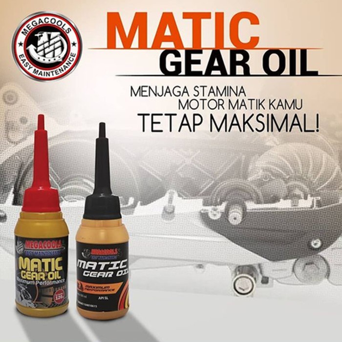 Megacools Matic Gear Oil 120 ml Oli Gardan Motor API SL