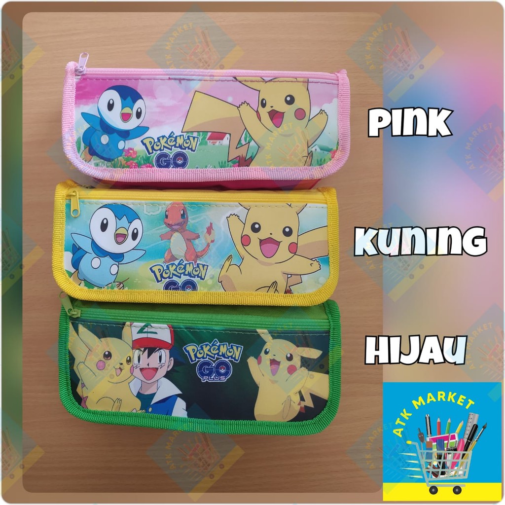 

Kotak Tempat Pensil / Pensil Case Kain Motif POKEMON Pikachu 1059 high quality
