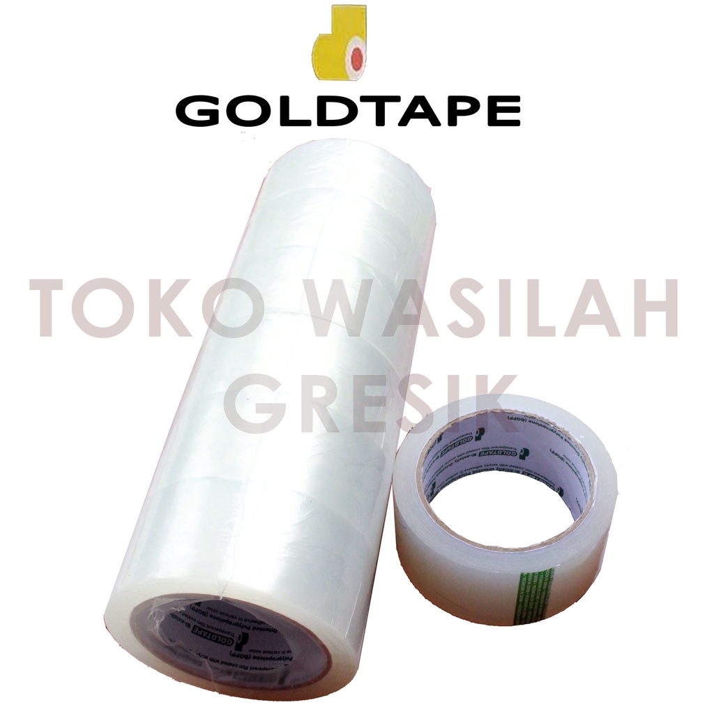 Selotip/Lakban/Solasi Tape Isolasi Pita Bening Merk Nachi [Wasilah Gresik]