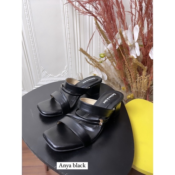 DECLARE&amp;DEE ANYA HEELS CHUNKY 5 CM (premium quality)