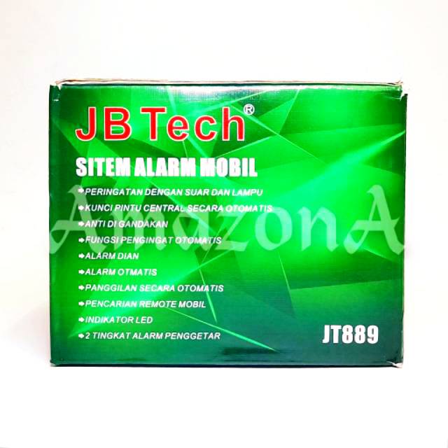 Alarm Mobil Kunci Lipat JB Tech JT889 - Ama Tech AT889 Model Remote Innova Reborn