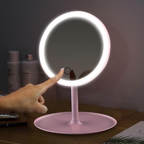 M3 Cermin Rias / Kaca Make Up With lampu LED MAKEUP MIRROR RING LIGHT CERMIN-2