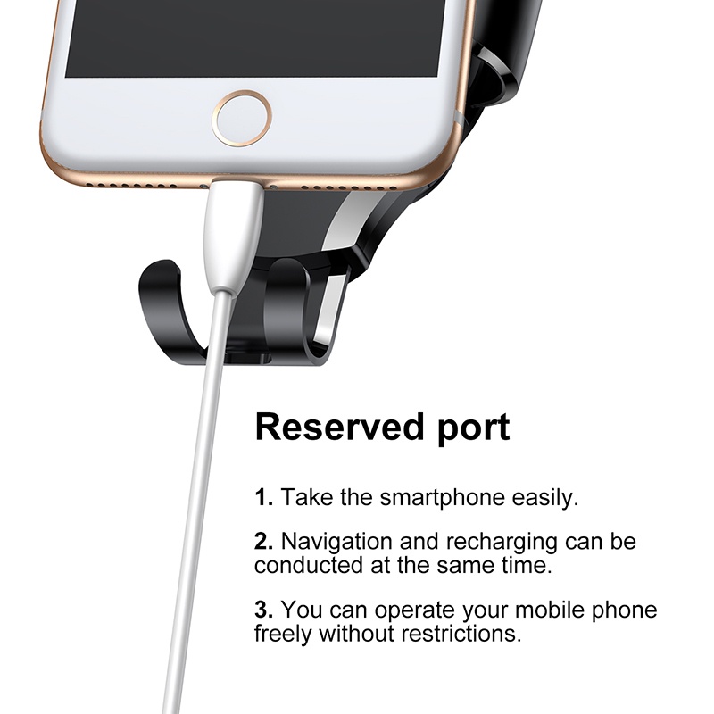 Phone Holder Car  Baseus Penyangga Hp Mobil  Universal Osculum Gravity Mount Holder Mobil