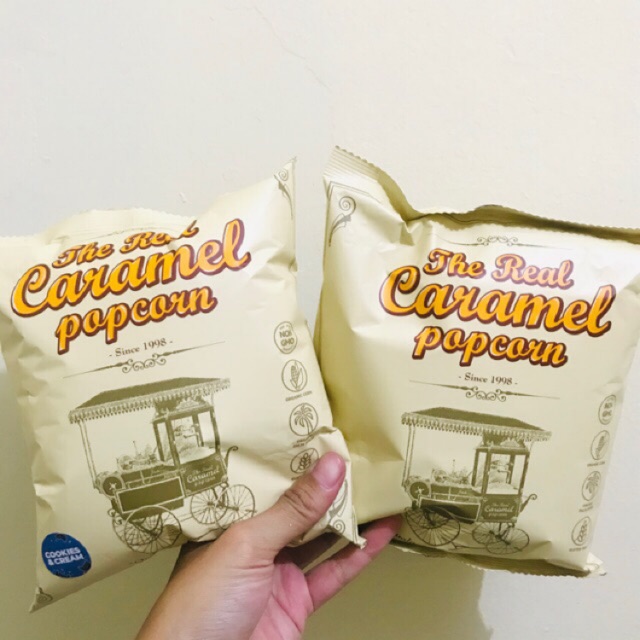 READY STOK POPCORN BY XXI CARAMEL-COOKIES ND CREAM