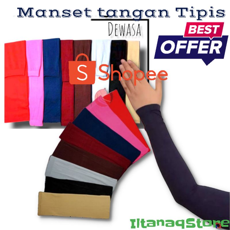 Manset Tangan/Manset Tangan Wanita/Manset Tangan Pria/Mangset/Manset Tangan Hijab/Manset Wanita