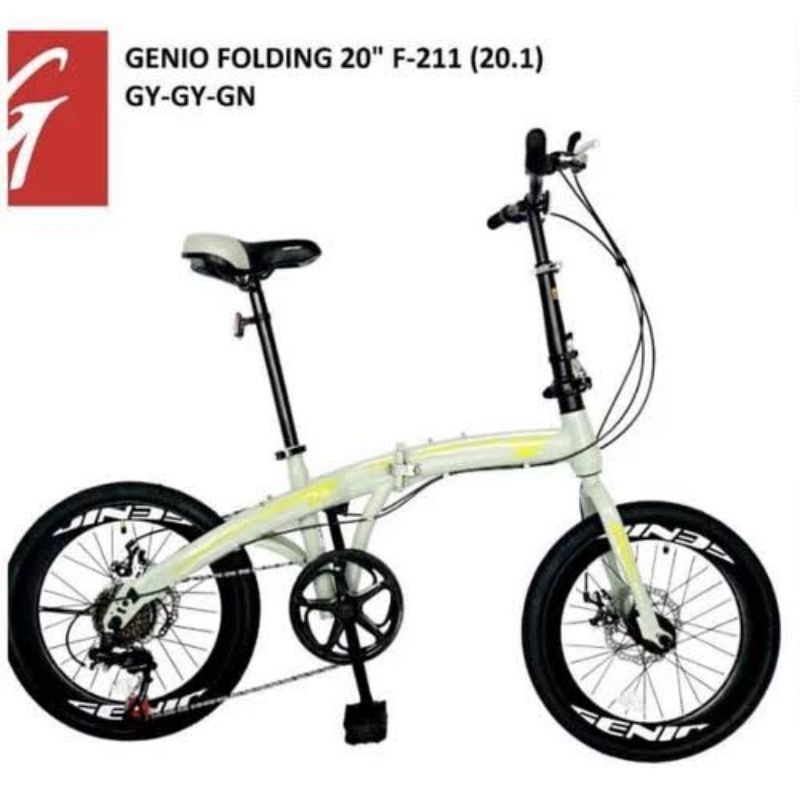 Sepeda Lipat 20 inch Genio F 211