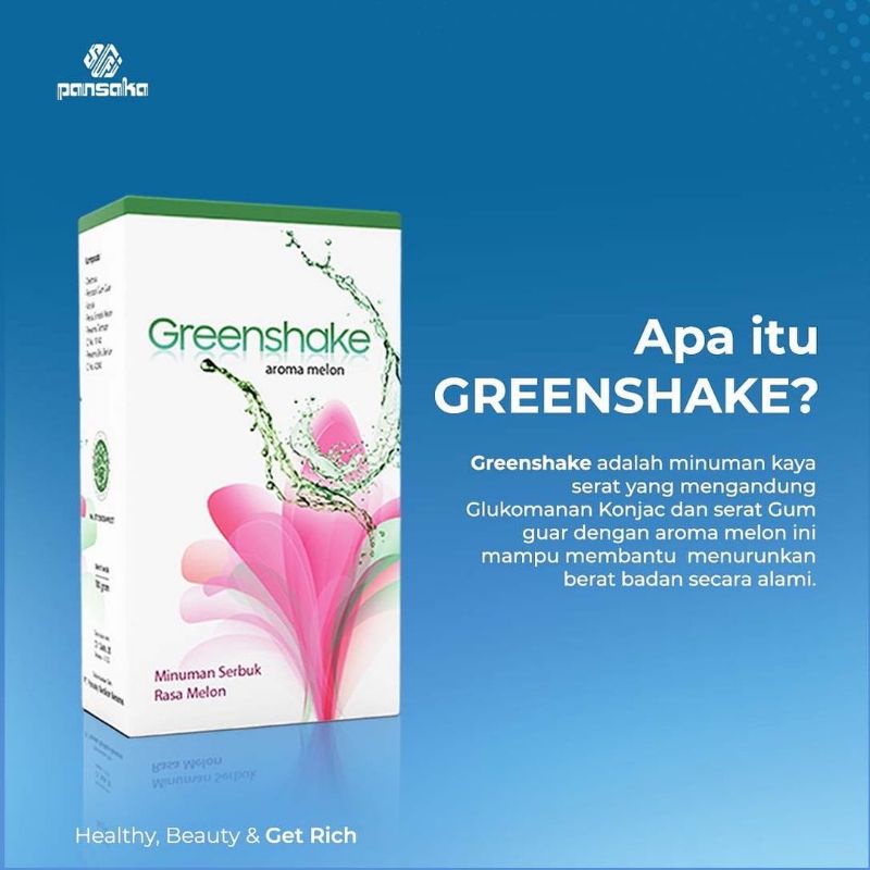 Greenshake healthy drink Pansaka