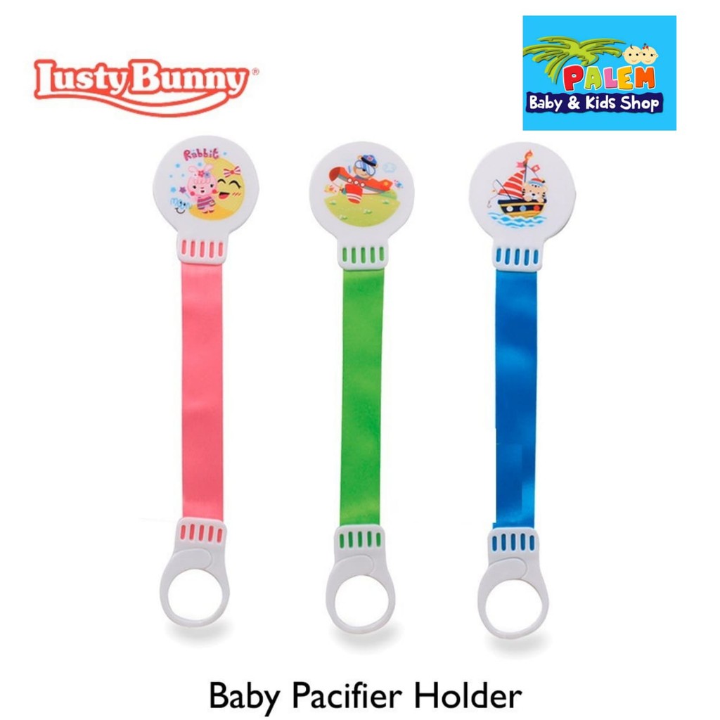 Lusty Bunny Pacifier Holder/rante empeng