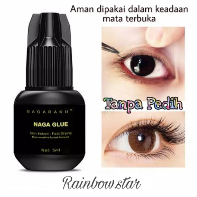 Paket Premium Eyelash Extension Super Duper Lengkap Bulu Mata &amp; Lem NAGARAKU