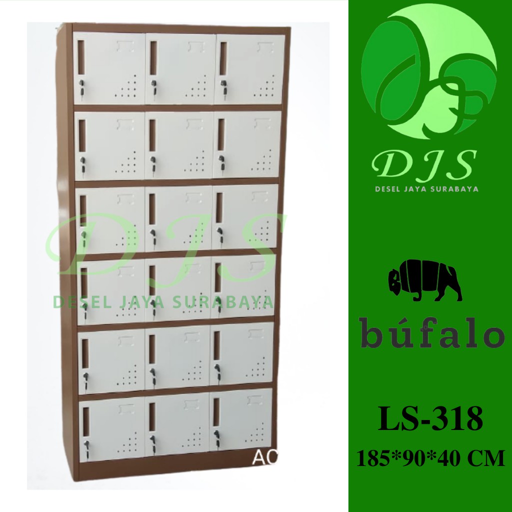 Loker Besi 18 Pintu AC-LS318 - Locker Besi - Loker besi - Loker 18 pintu - Loker karyawan - Loker Be