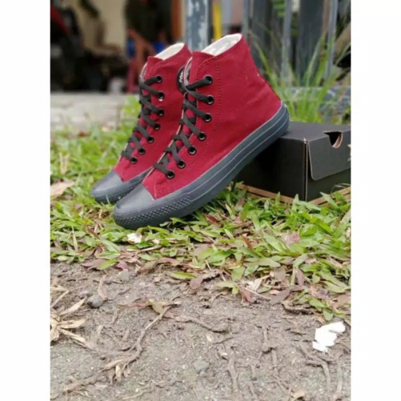 Converse Boot Black White Ukuran Lengkap Stylish