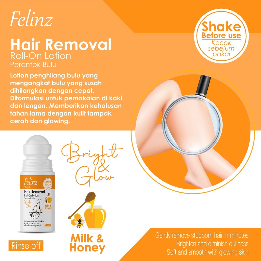 Felinz Hair Removal Spray STEP 1 | Felinz Hair Growth Inhibitor Serum STEP 2