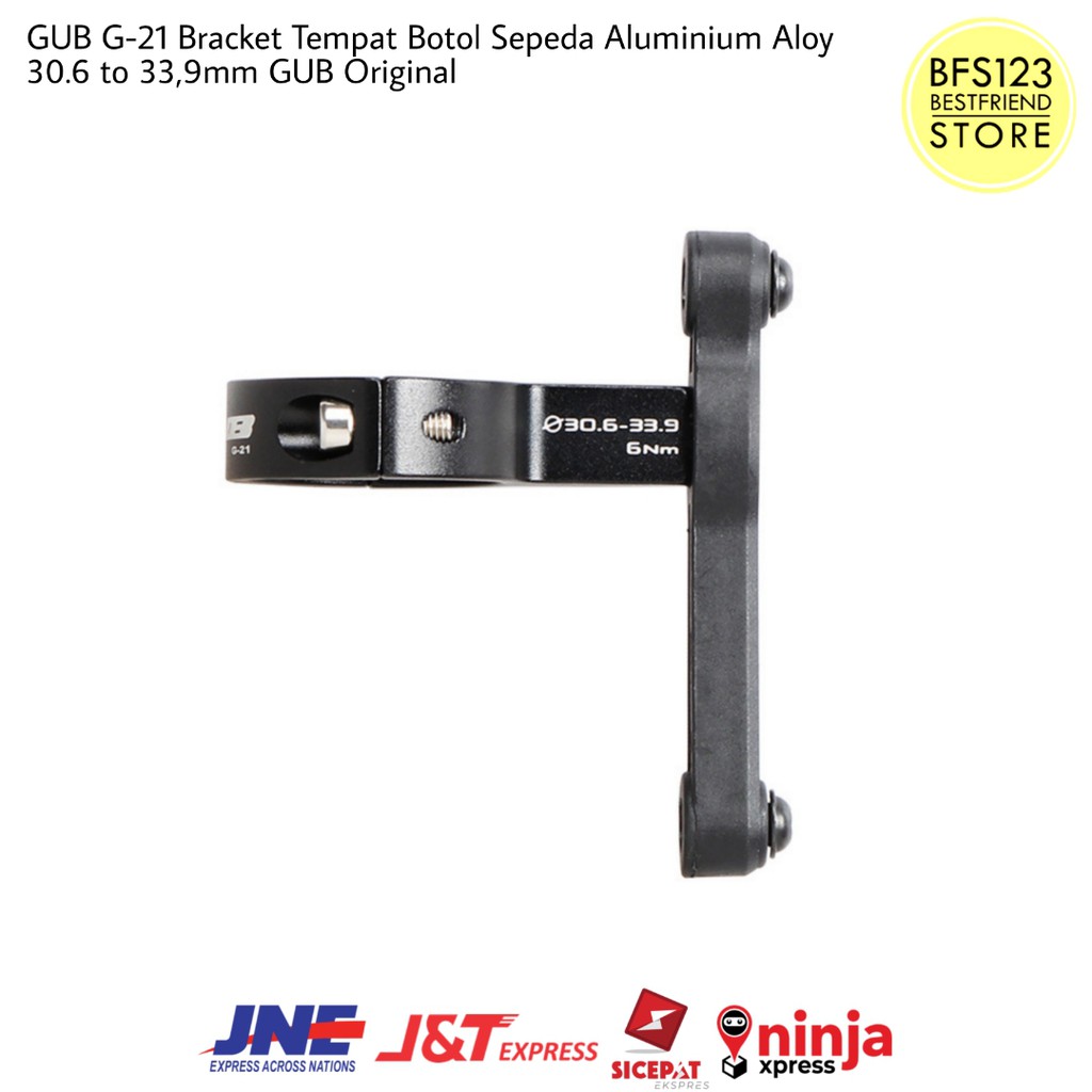 GUB G21 Bracket Tempat Botol Sepeda G-21 Aluminium Aloy 30.6 to 33,9mm Original